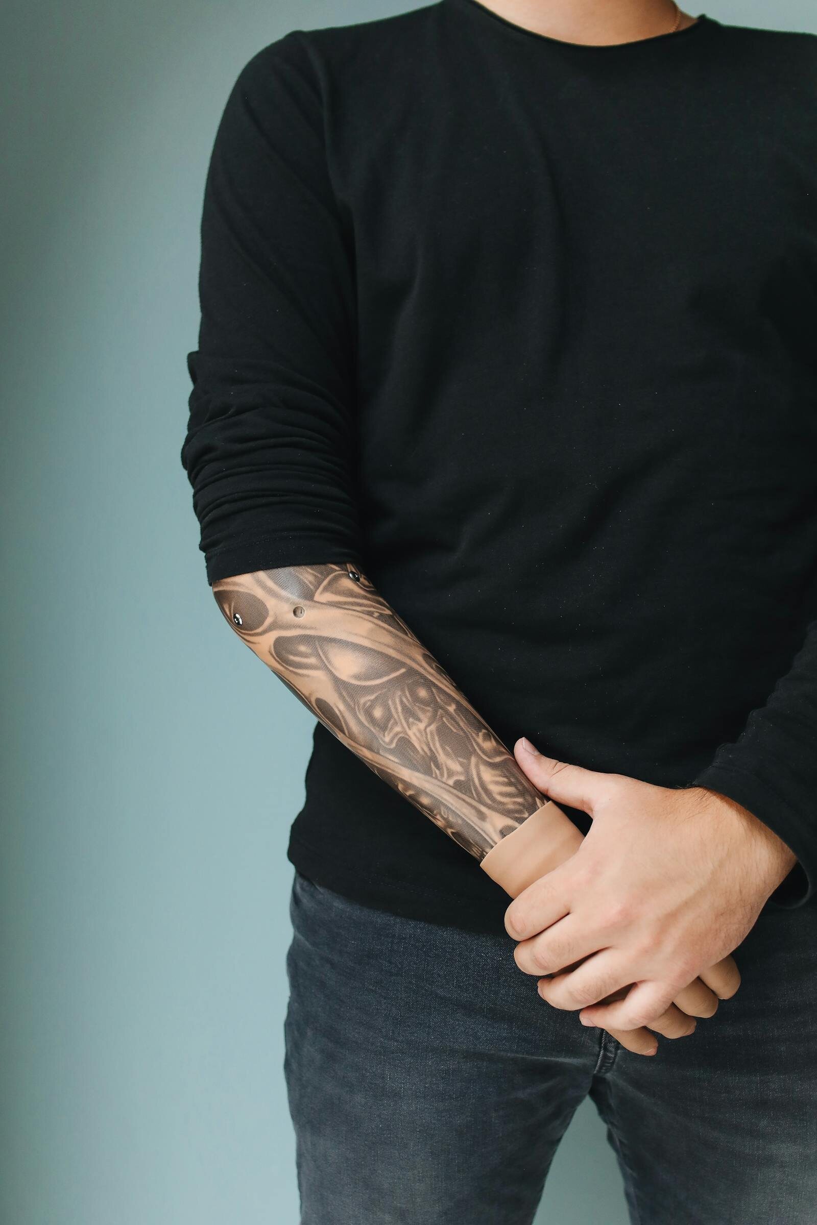 Detailed sleeve work