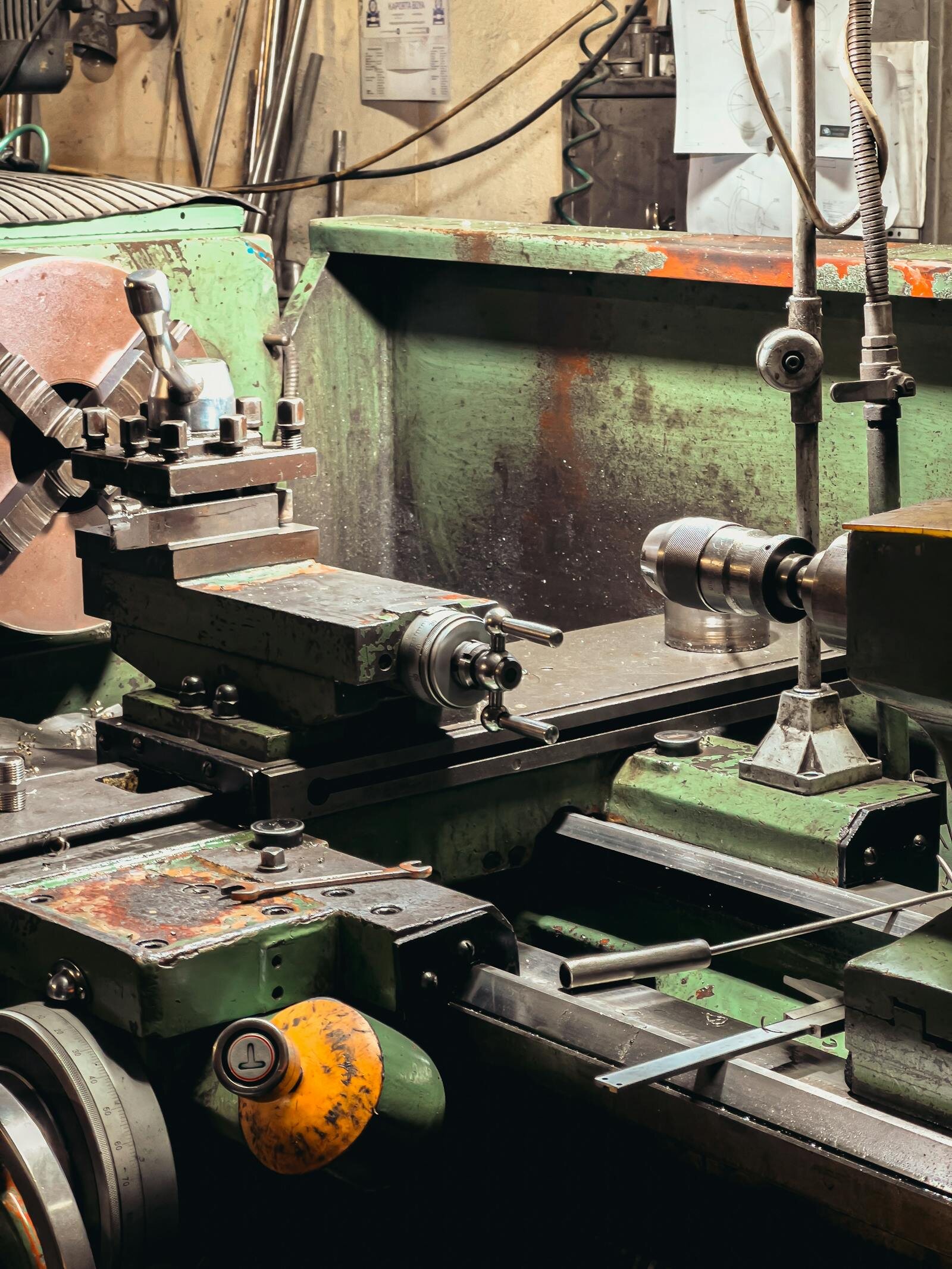 Precision lathe work