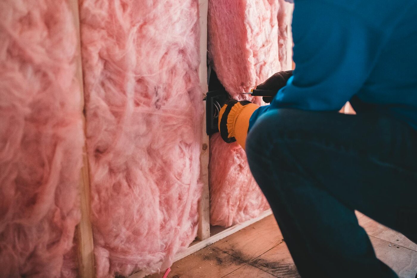 Professional insulation installation