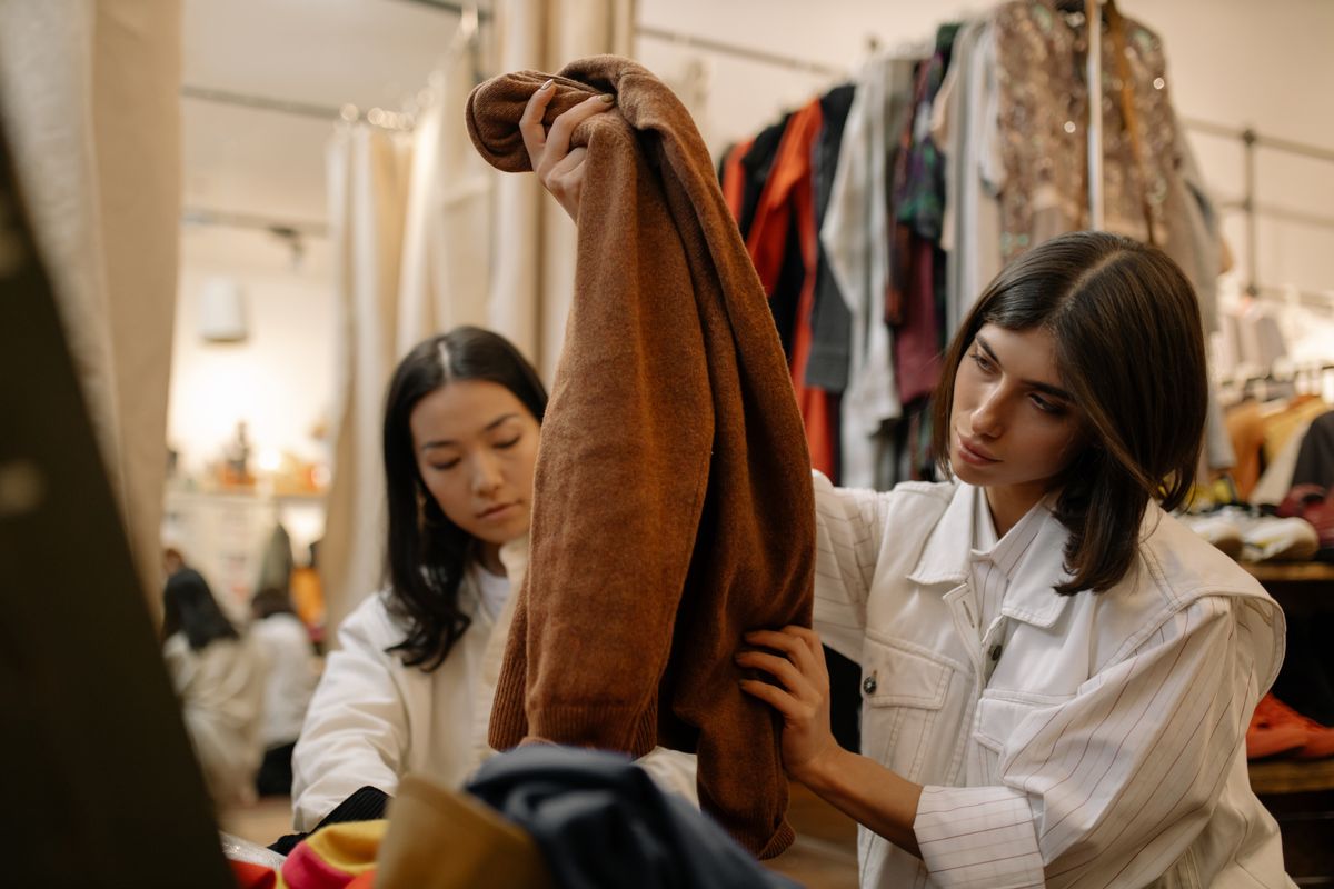 Carefully cleaned and pressed garments