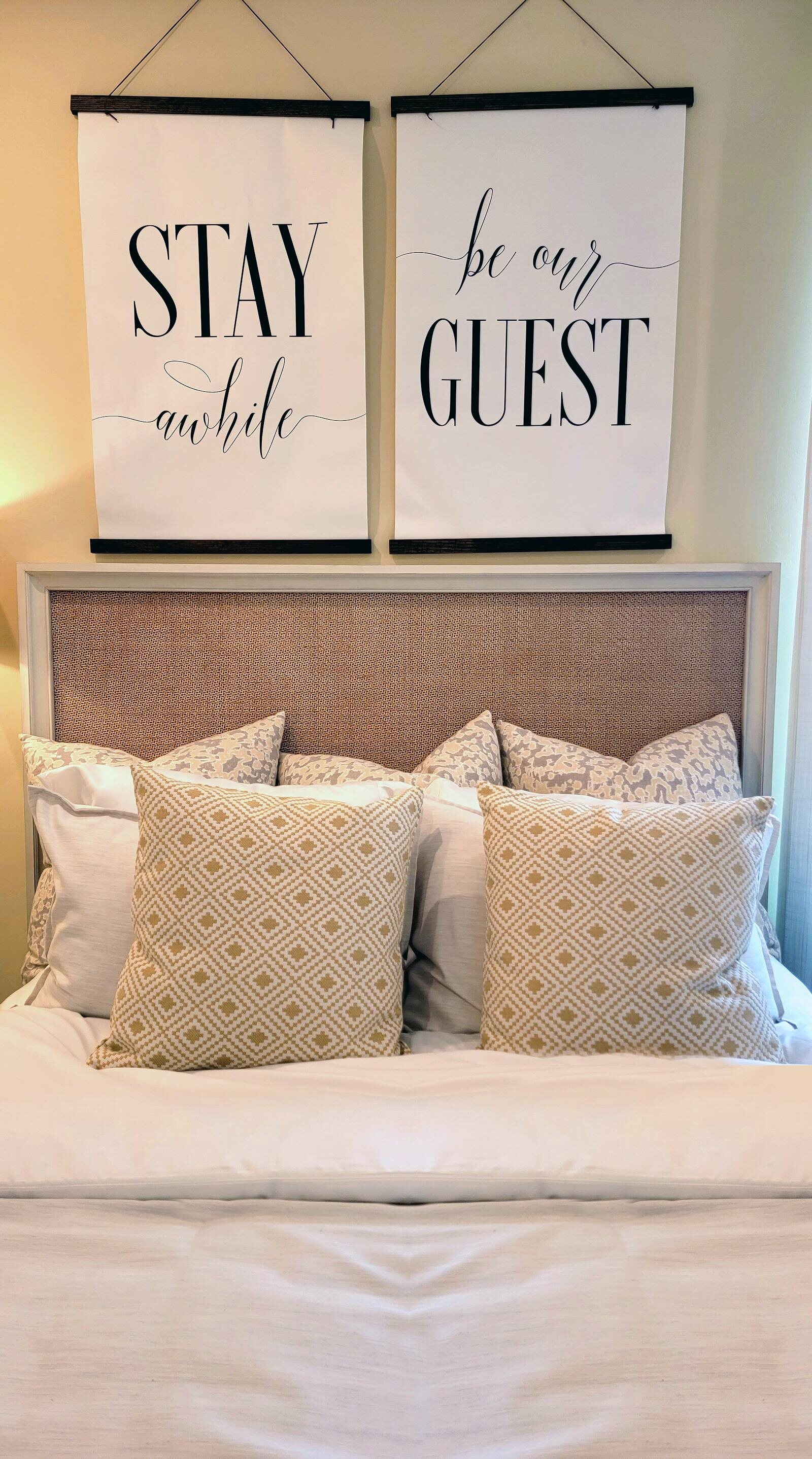 Double bedroom with quality bedding