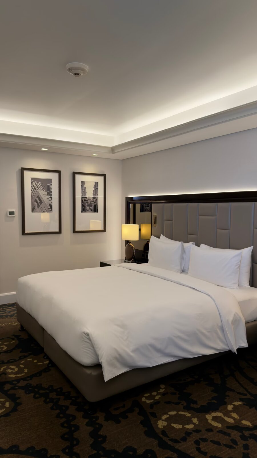 Cosy bedroom at Stonehaven Lodge