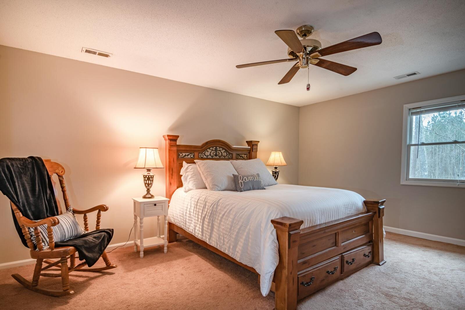 Cozy guest house bedroom