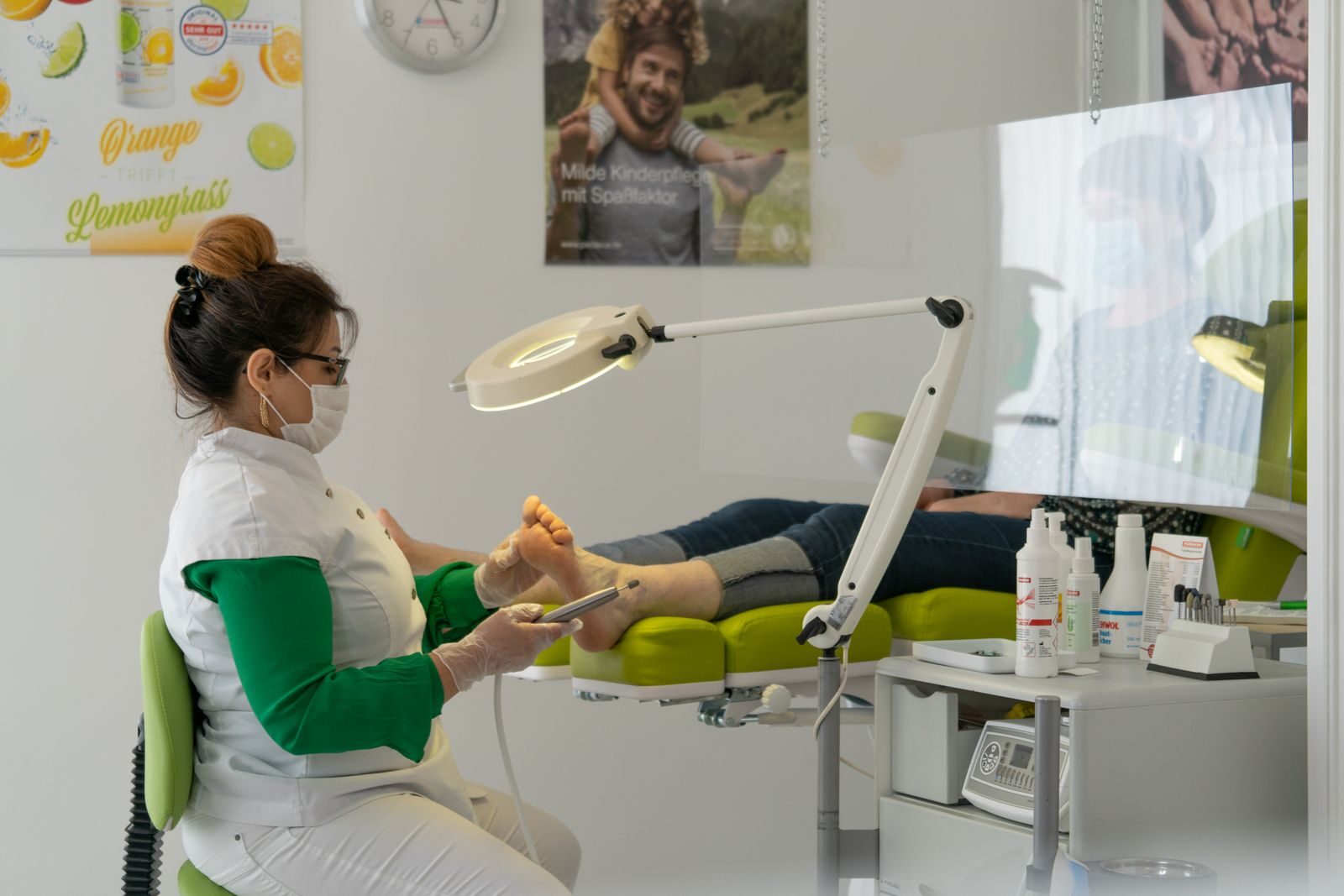David Towers podiatrist at work